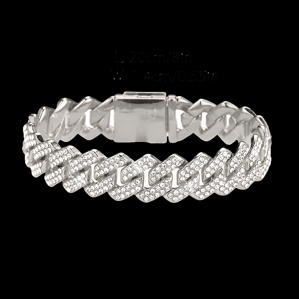 Gold Plated Cuban Link Chain|Bracelet 8in(20cm)