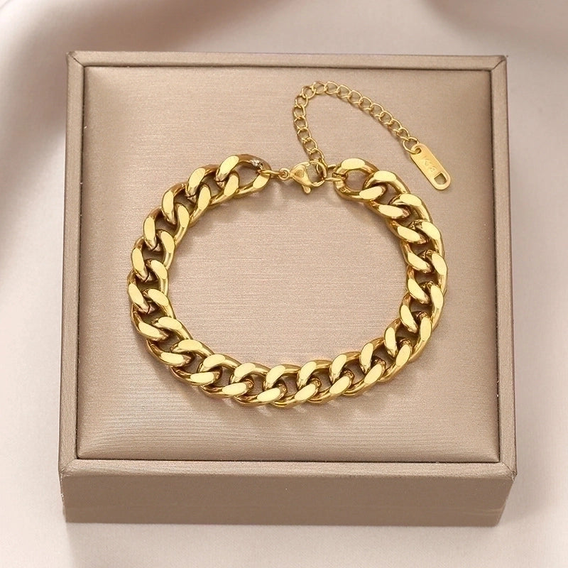 Gold plated Cuban Link (8 inch)