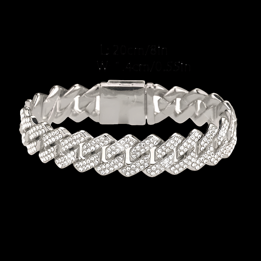 Gold Plated Cuban Link Chain|Bracelet 8in(20cm)